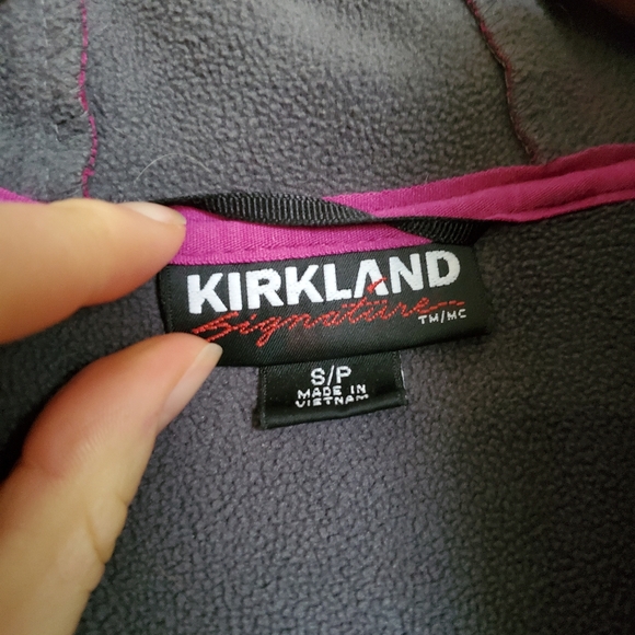Kirkland Signature Womens Pink Softshell Hooded Jacket Coat - Small - Picture 12 of 16